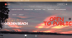 Desktop Screenshot of goldenbeachseafood.com